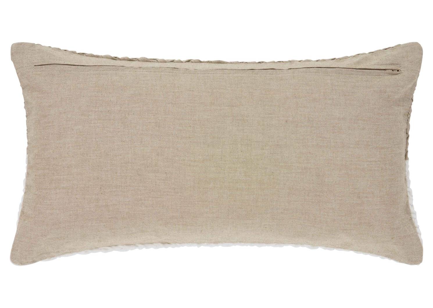 Coussin Comox 12x22 ivoire/sable