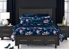 Gautier Velvet Panel 96 Navy