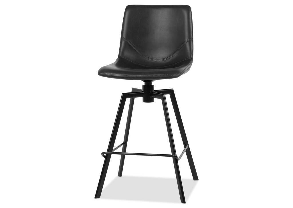 Callie Swivel Counter Stool -Scott Black