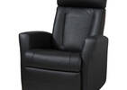 Belvedere Leather Recliner -Tre Black