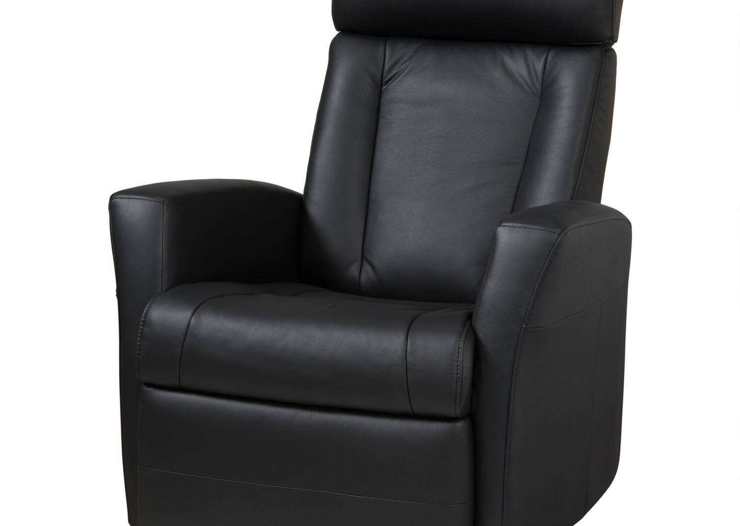 Fauteuil inc. cuir Belvedere -Tre noir