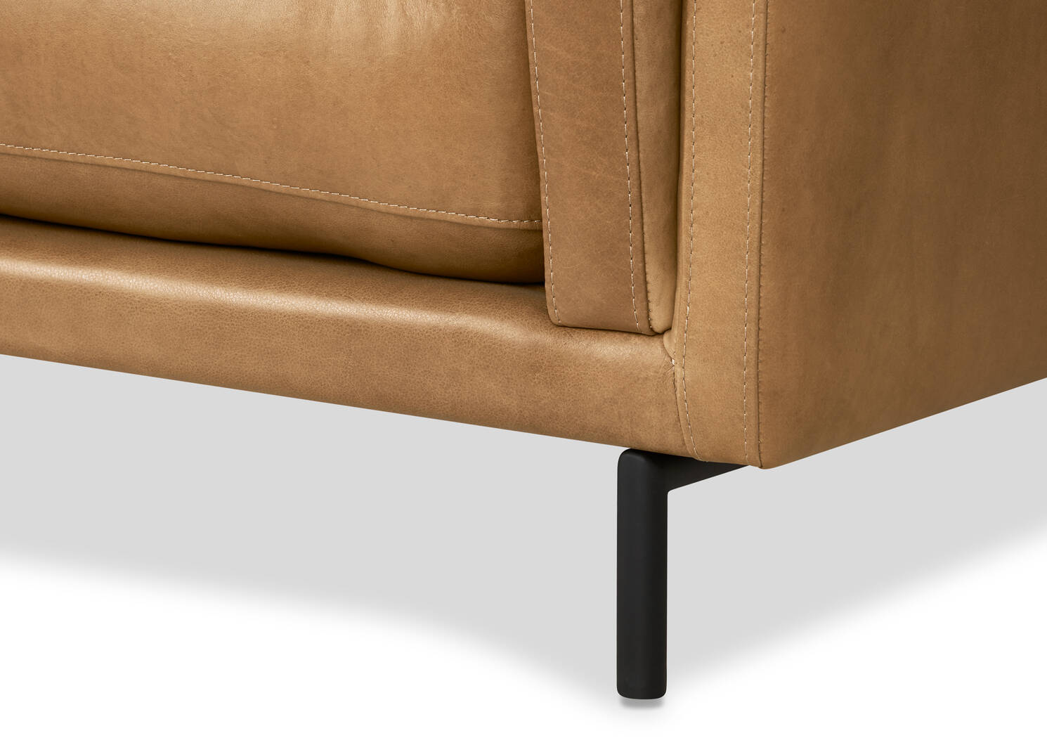 Canapé cuir Renfrew 94 po -Adler brun cl