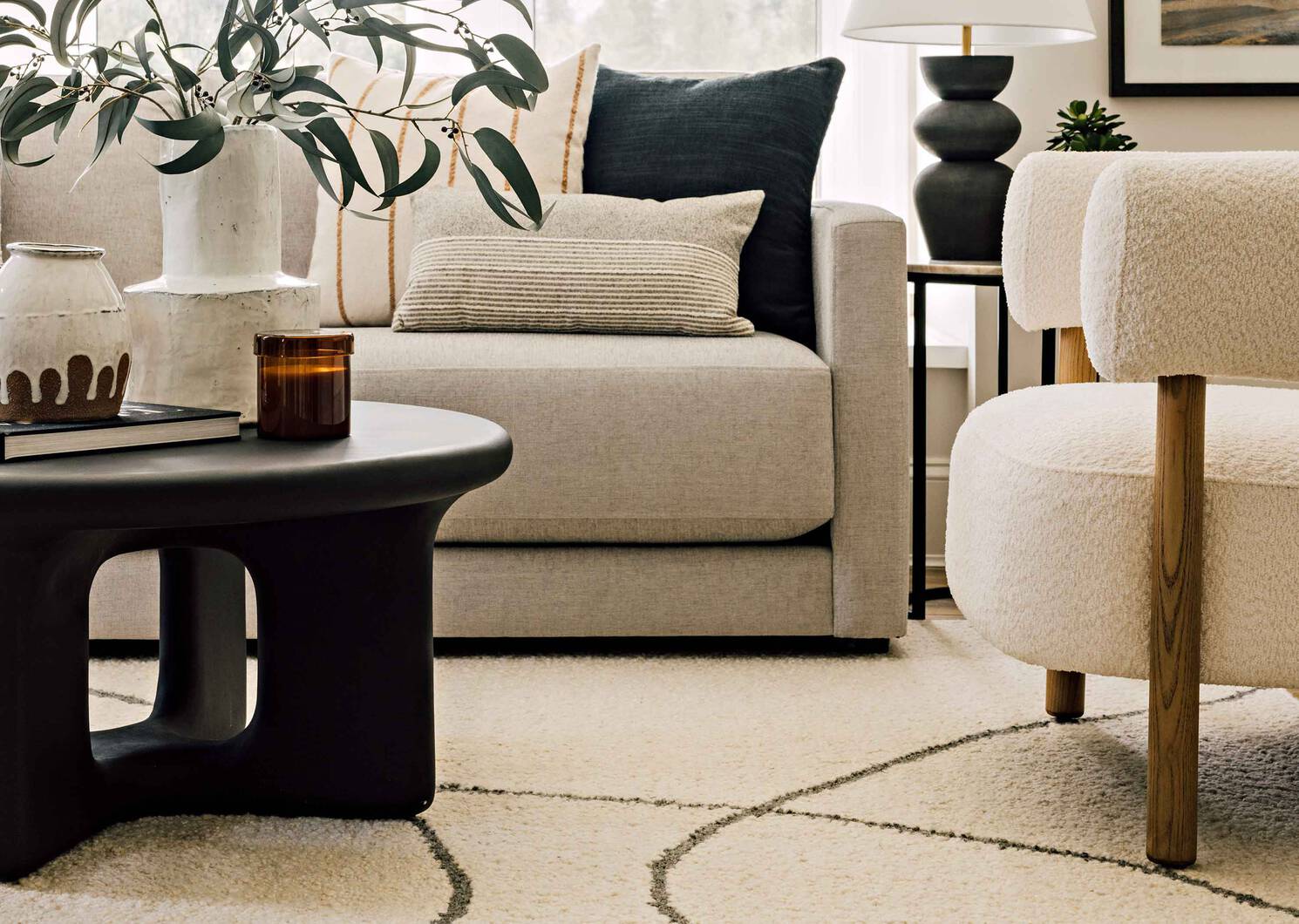 Table basse Eros -noire