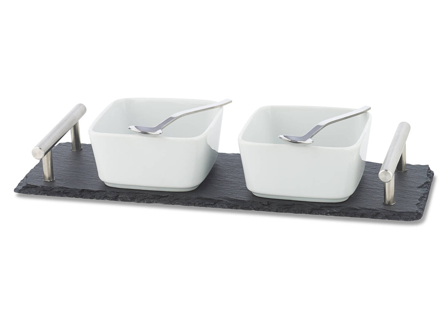 Boca 5pc Tapas Set w/ Sm Tray Nickel