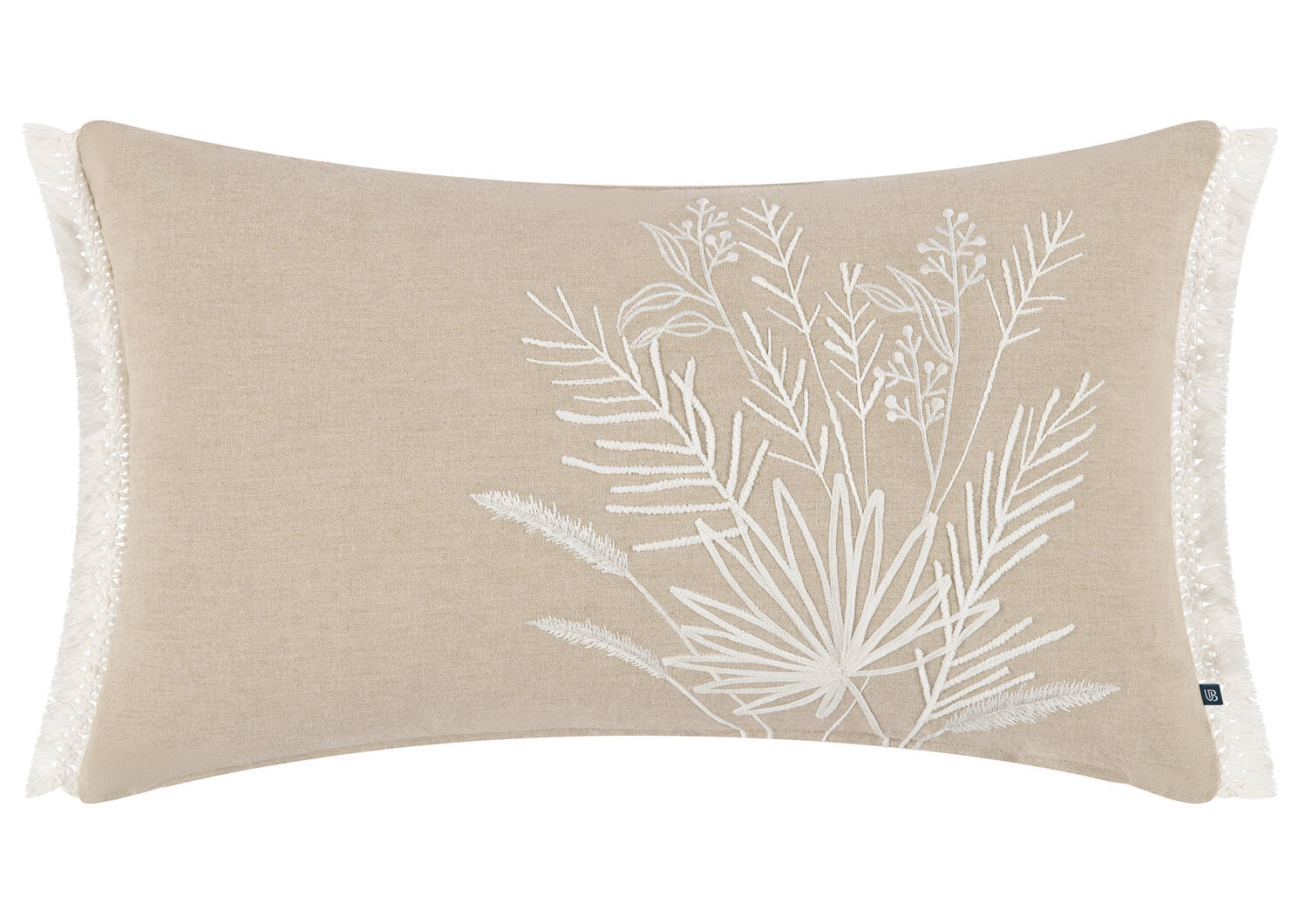 Rena Pillow 14x24 Sand/Ivory