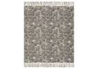 Leeside Slub Throw Ivory/Grey