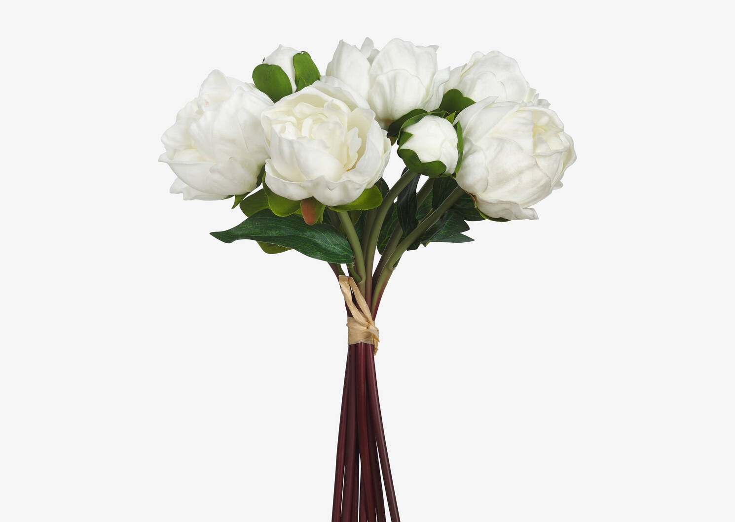 Liliane Peony Bundle White