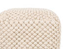 Kerr Cotton Crochet Pouf Ivory