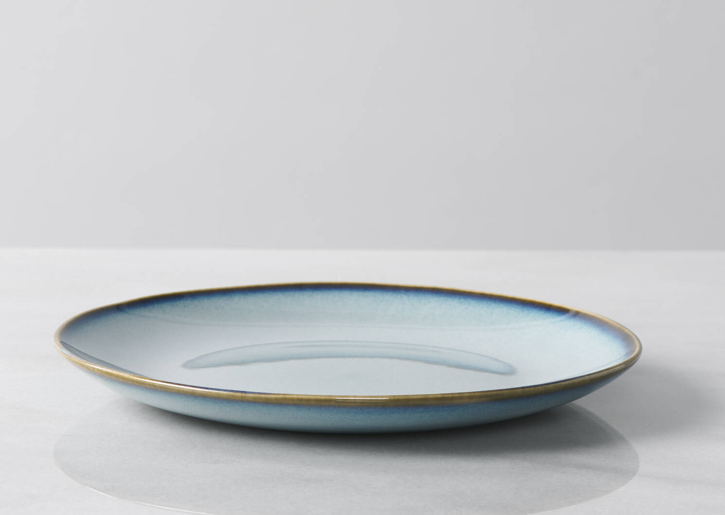 Service vaisselle Burritts 16 p. bleu p.