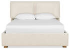 Brandt Bed -Lottie Ivory, QUEEN