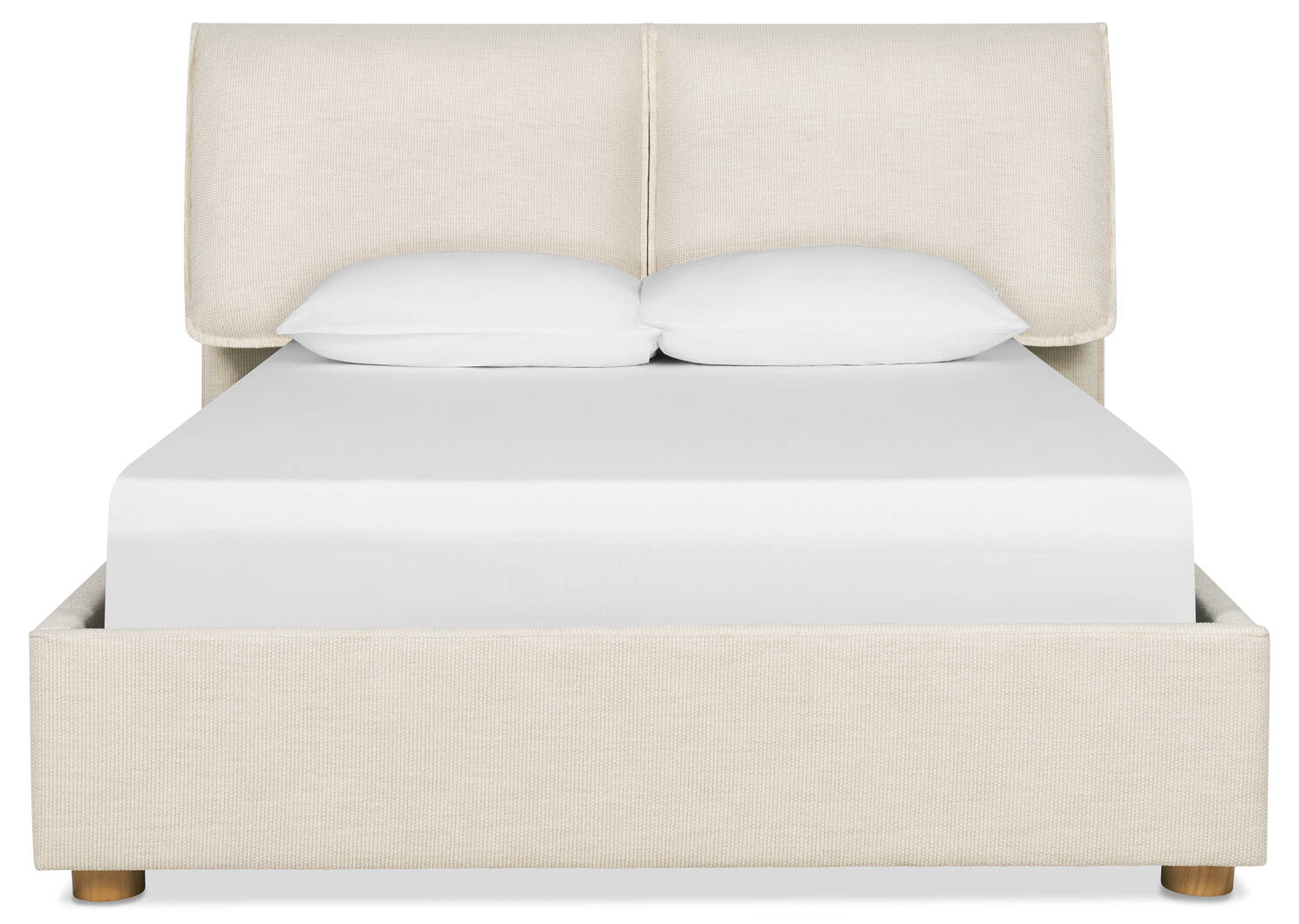 Brandt Bed -Lottie Ivory, QUEEN