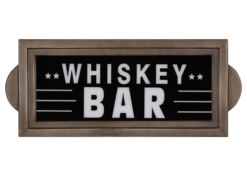 Whiskey Bar Wall Sign