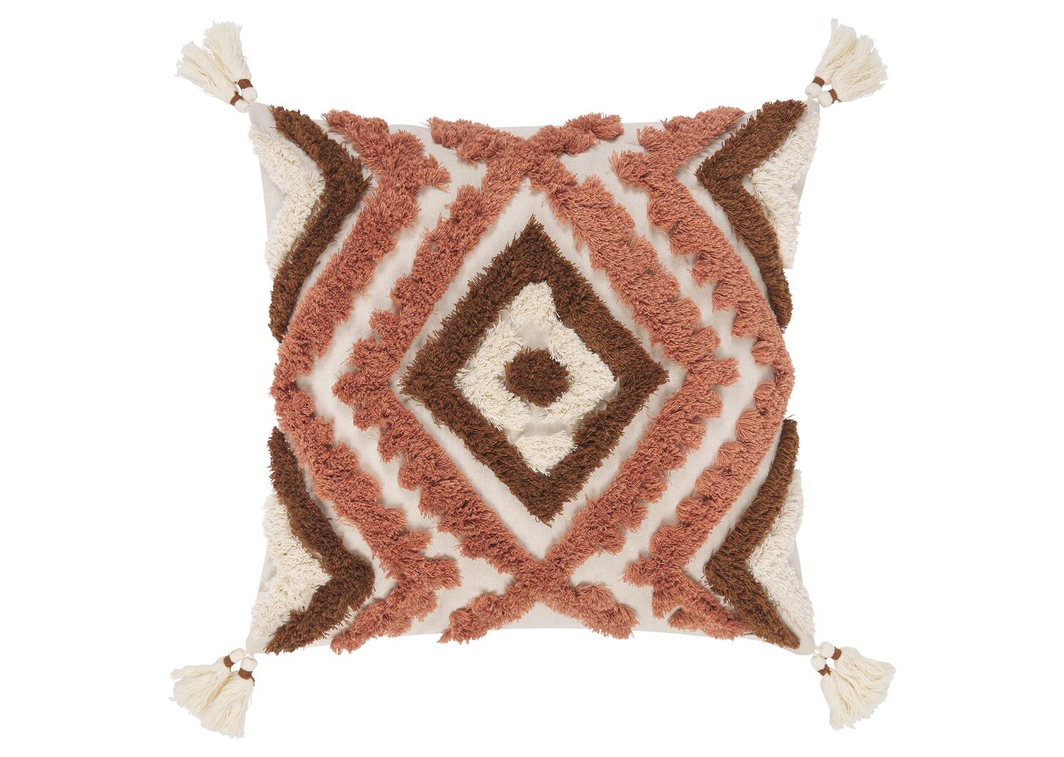 Ishka Toss 20x20 Pink Salt/Caramel
