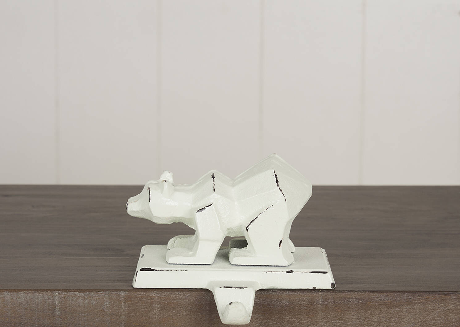 Rimple Bear Stocking Holder White Urban Barn