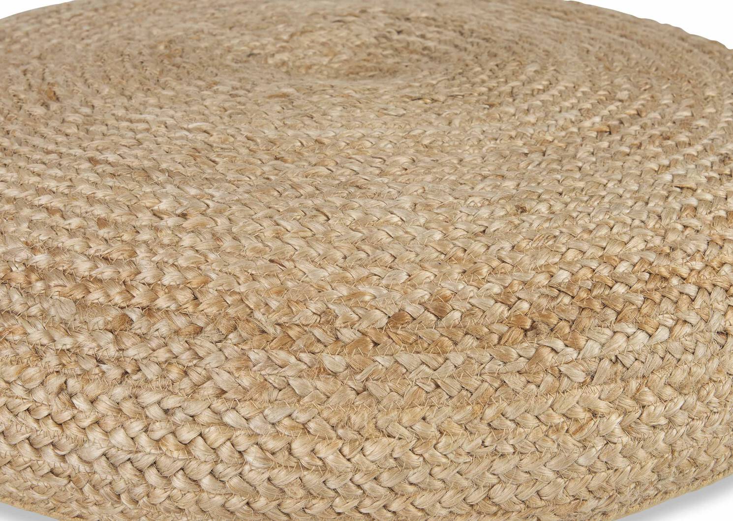 Delgado Round Jute Floor Cushion