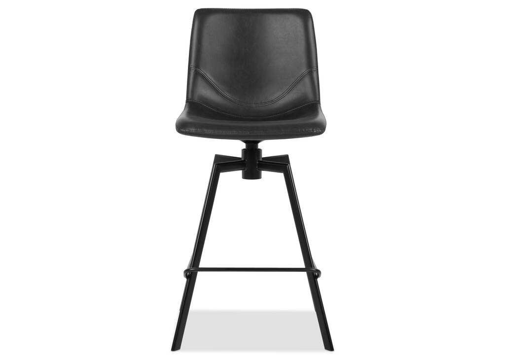 Callie Swivel Counter Stool -Scott Black
