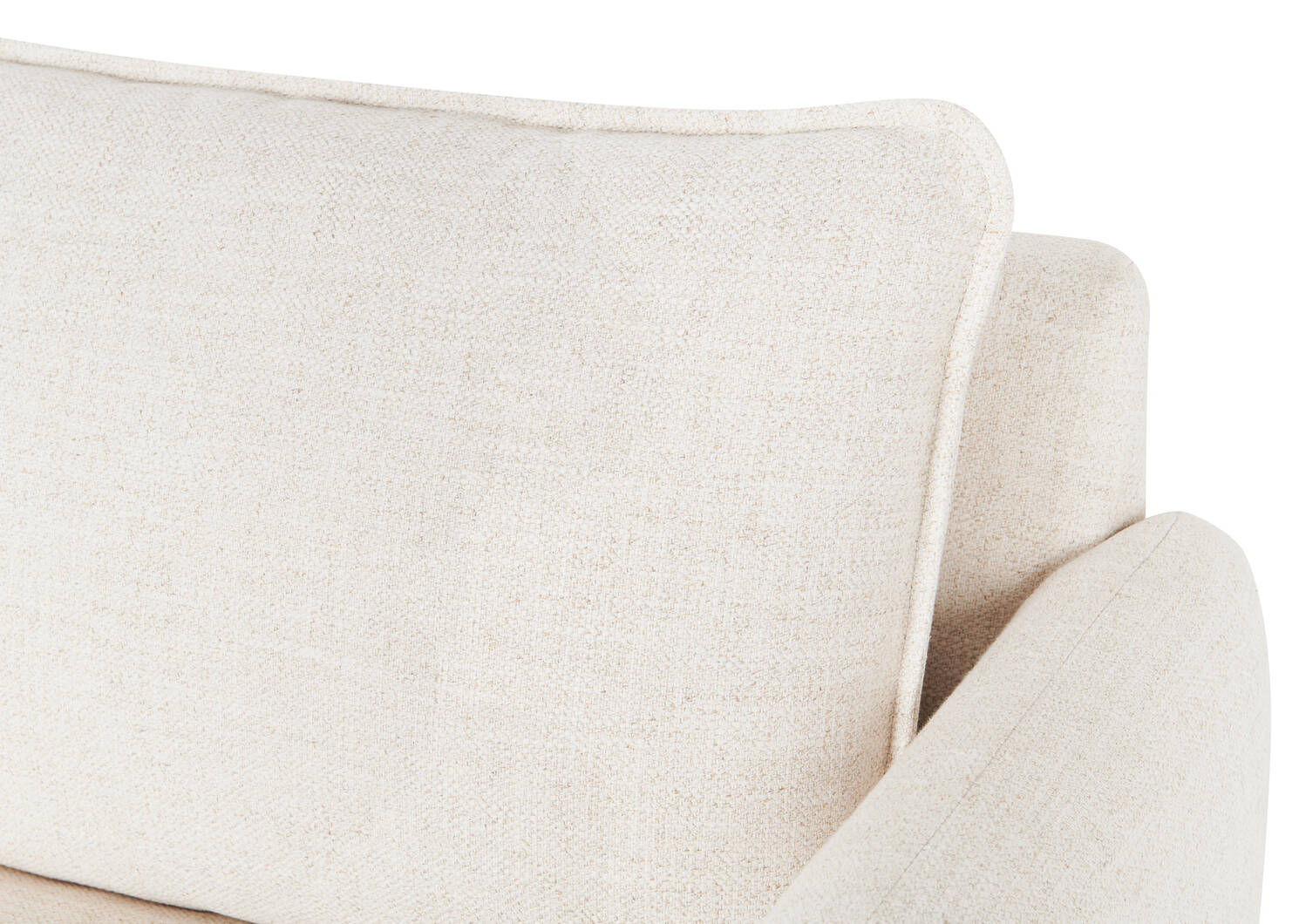 Fauteuil Odette -Wyn ivoire