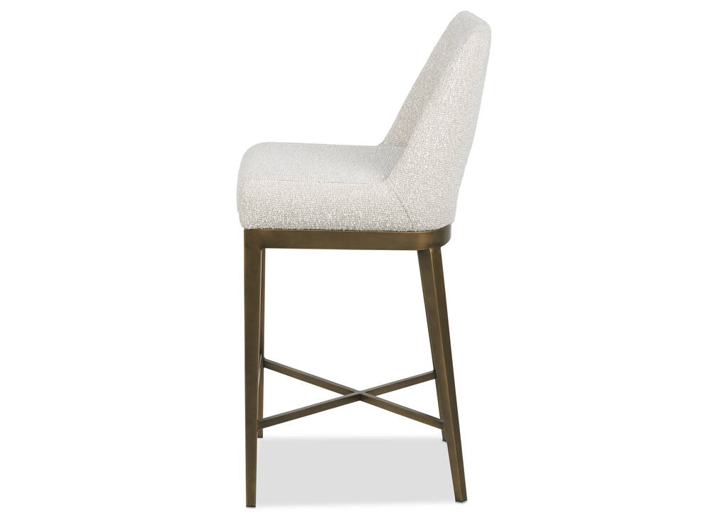 Tabouret Alba -York platine