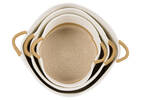 Rosio Basket Medium Ivory/Tan