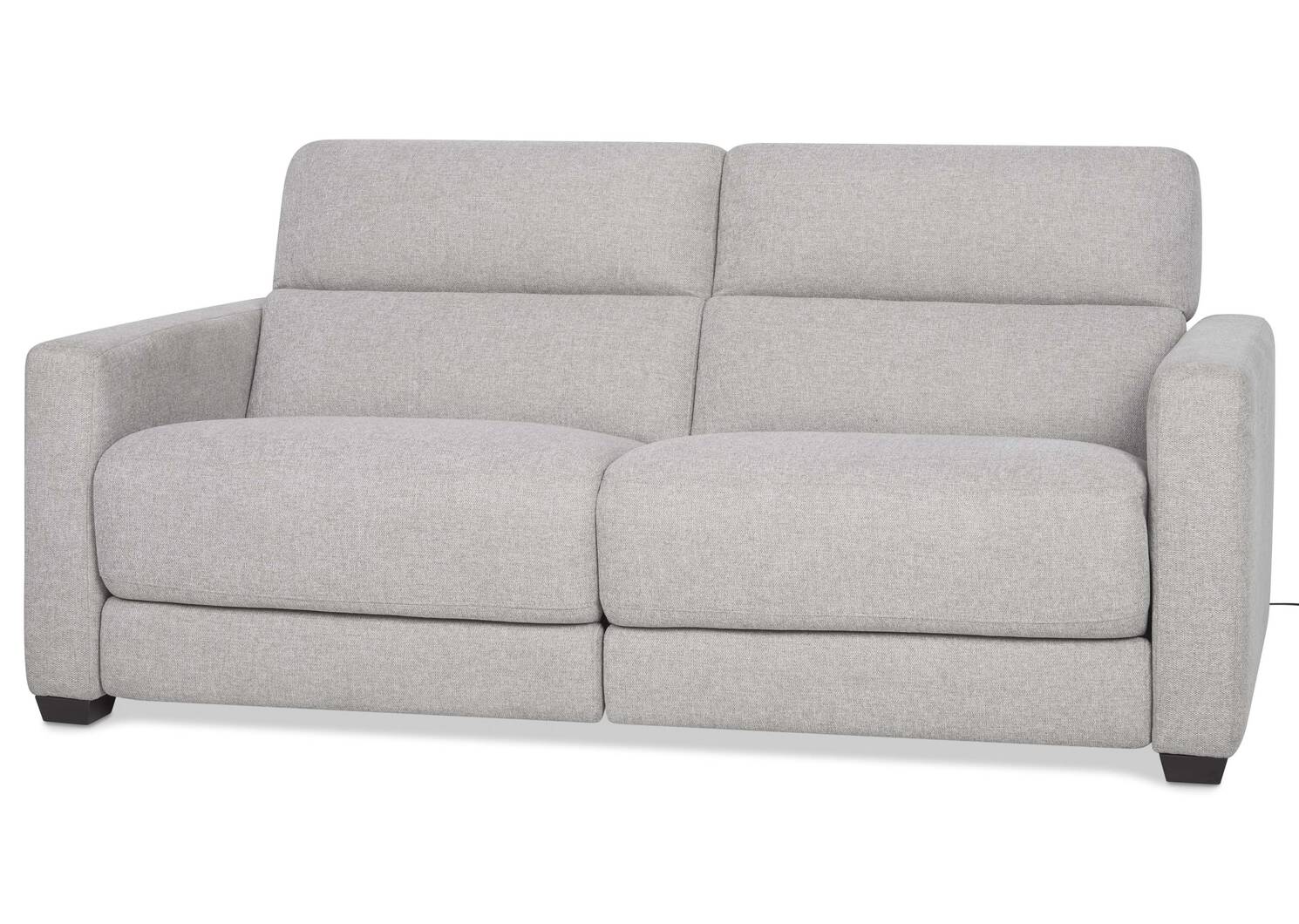 Keptner Reclining Sofa - Belfast Silver