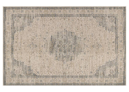Tapis Kane sable/bleus