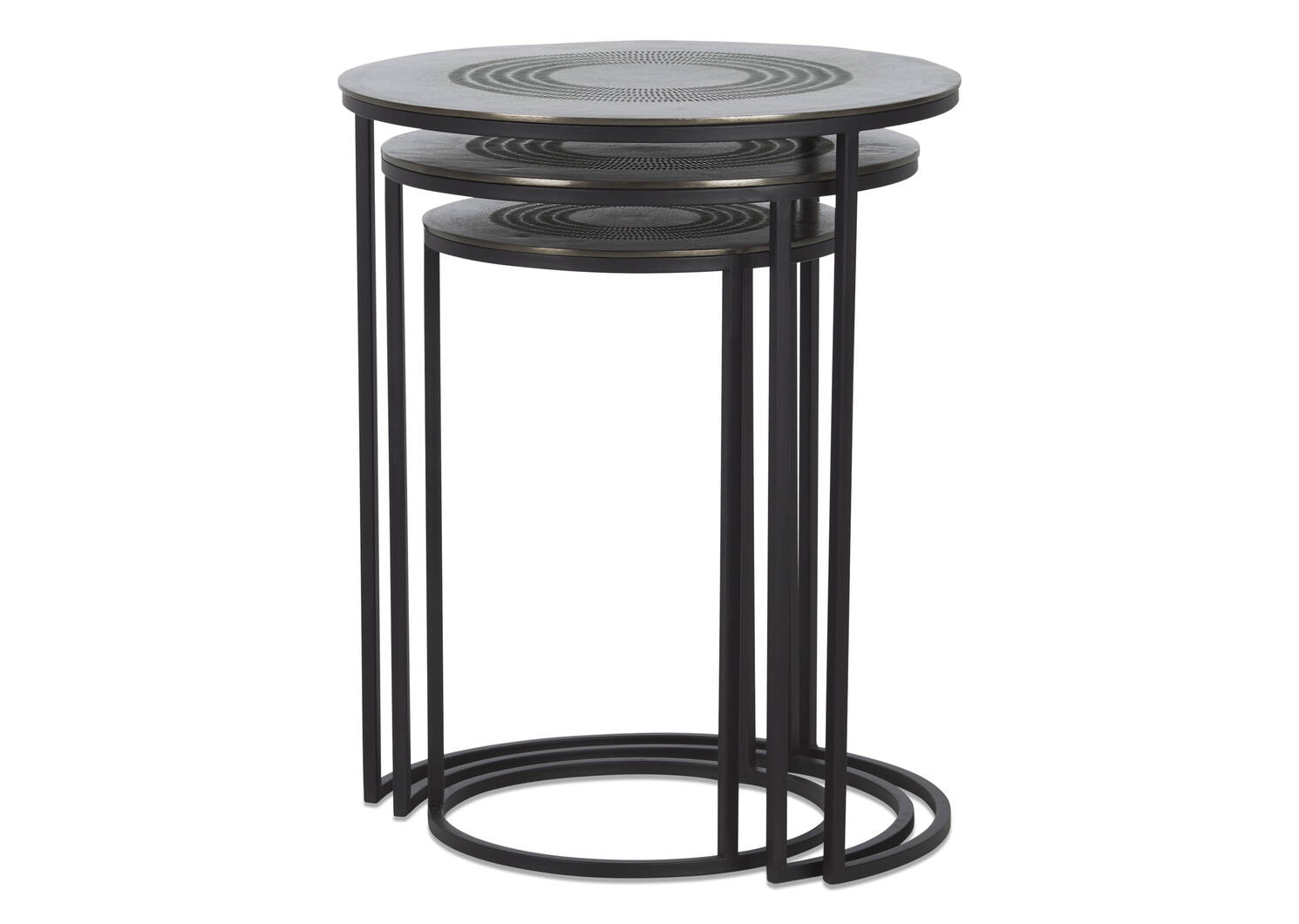 Modello Nesting Table Set -Charcoal