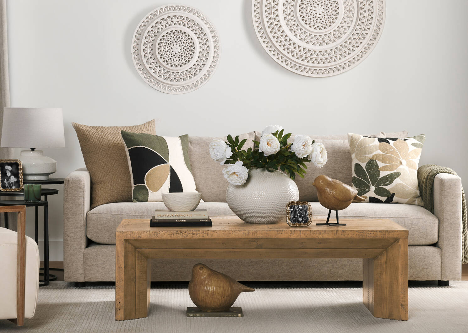 Rue Standing Bird Decor Natural