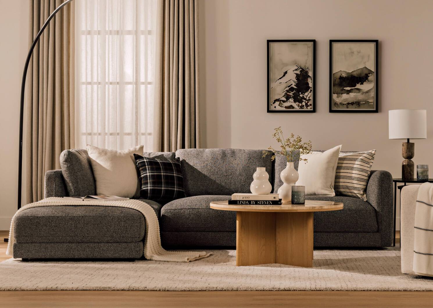 Mila Modular 4-Piece Sectional
