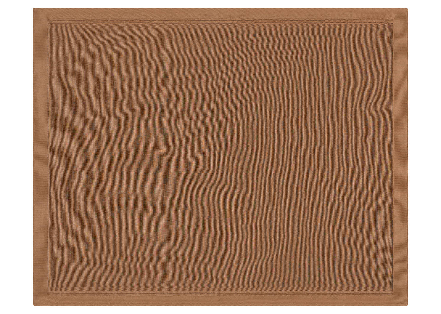 Jeté en coton Ashby caramel
