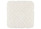 Pouf en coton Lambeth ivoire