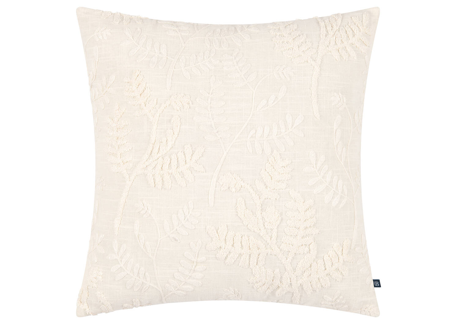 Coussin en coton Gemma 20x20 ivoire