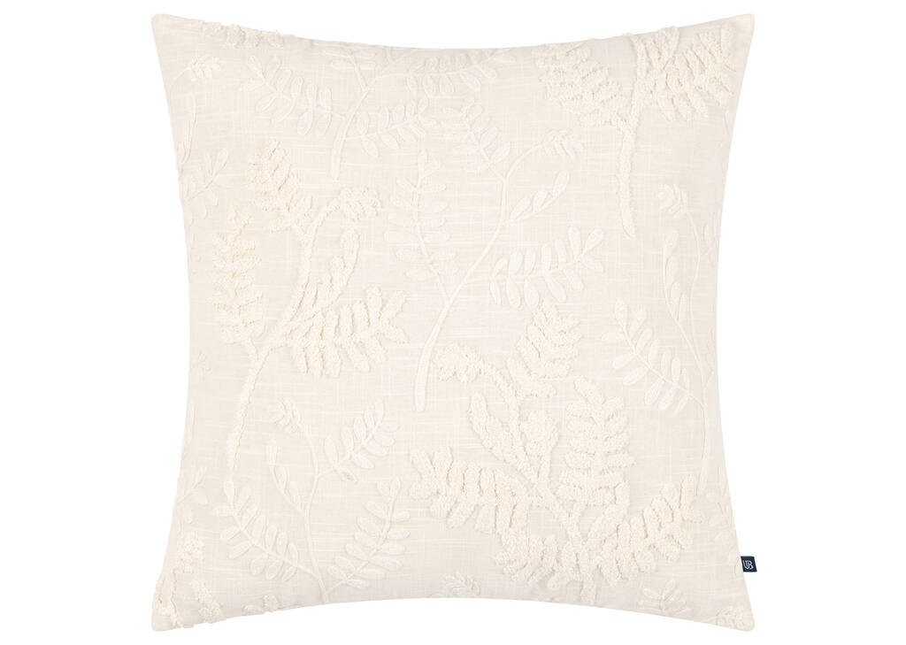 Coussin en coton Gemma 20x20 ivoire