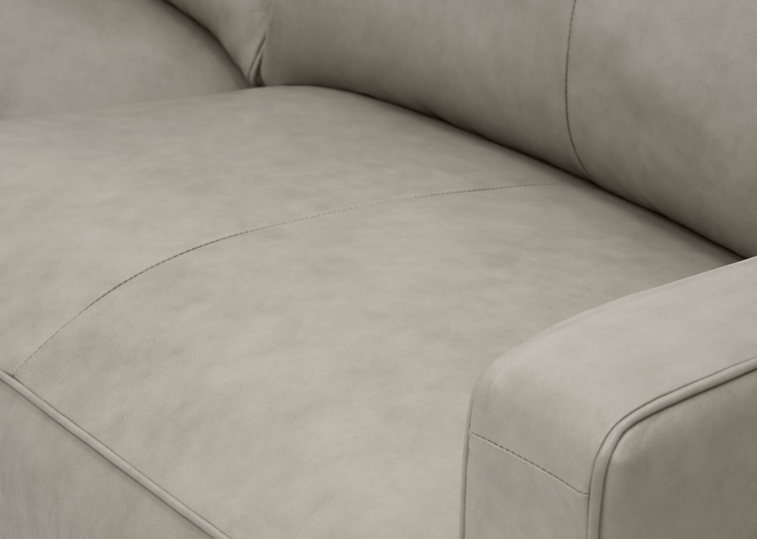 Burke Custom Leather Sofa