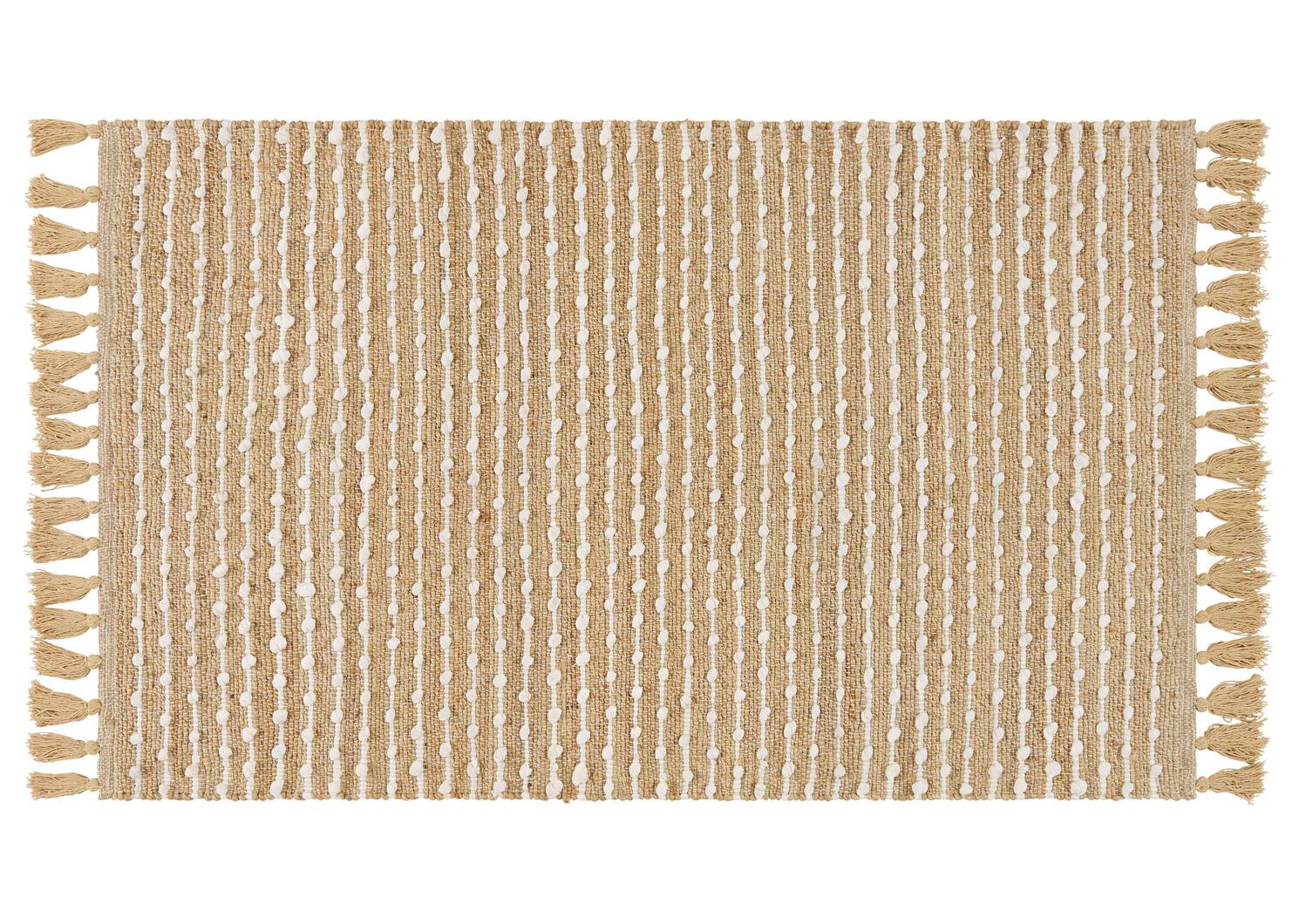 Tapis déc. en jute Harlowe 36x60 naturel