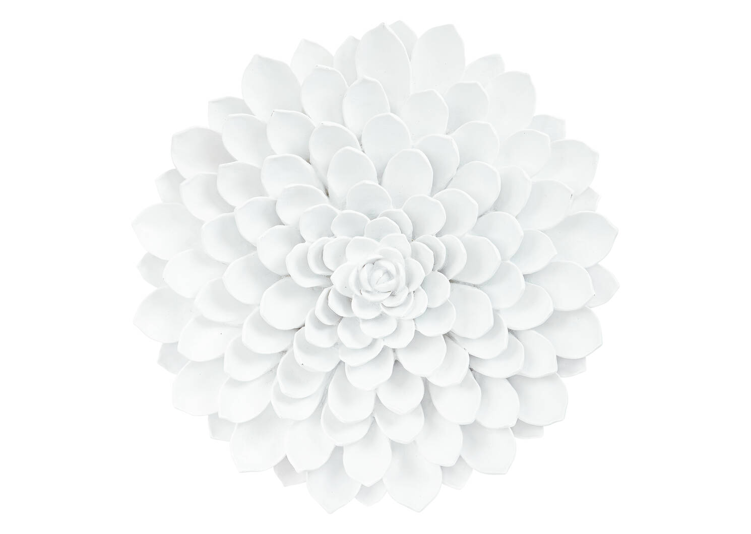 Très grande déco murale Floressa blanche