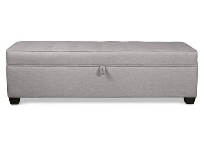 Vault Custom Storage Ottoman 50x18"