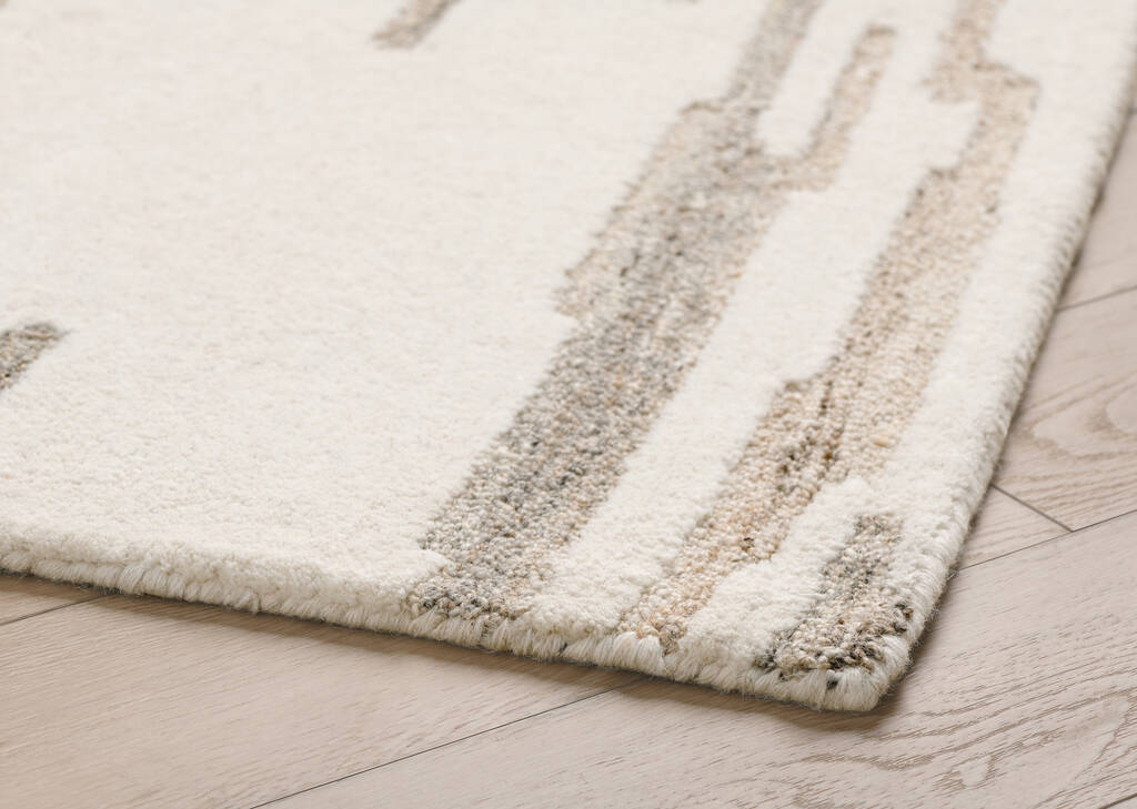 Tapis en laine Willis 60x96 iv/sable/gr