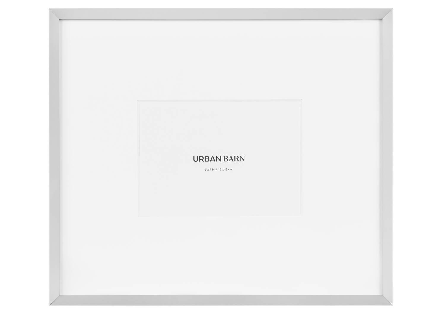 Russo Gallery Frame 5x7 Brushed Silve