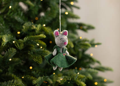 Susie Mouse Ornament