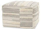 Sutherland Pouf Black/Natural