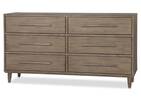 Luna 6 Drawer Dresser -Stone Pine