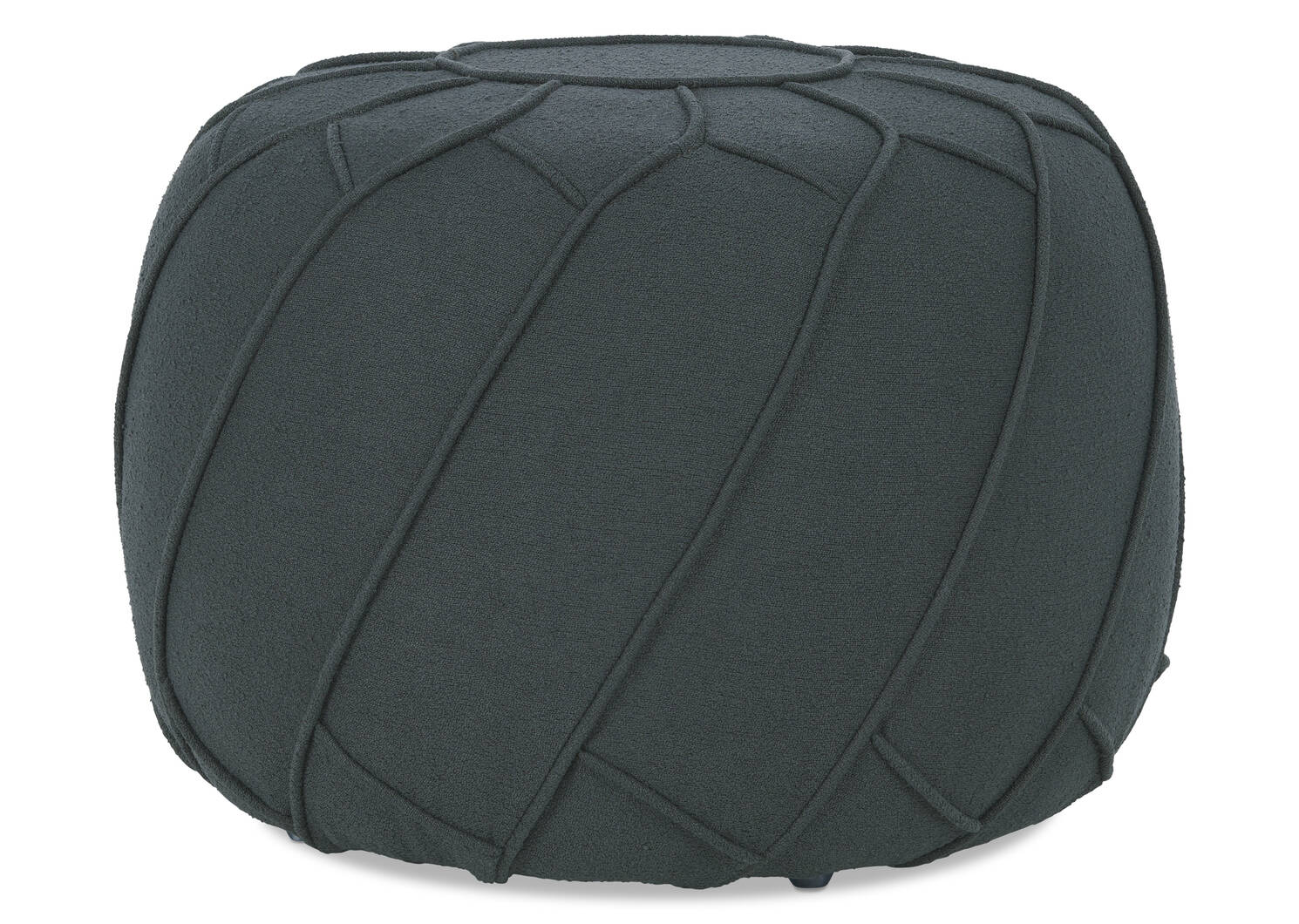 Scarlett Ottoman -Ella Charcoal