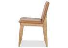 Chaise en cuir Ciera -Olson chameau