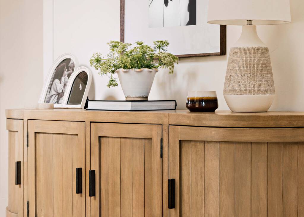 Bougie en pot Gaia brune/ivoire