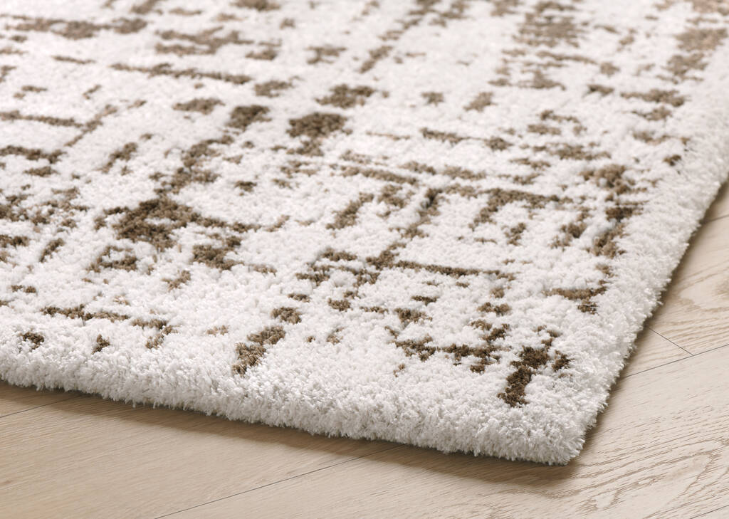 Tapis Hansel 94x133 ivoire/brun