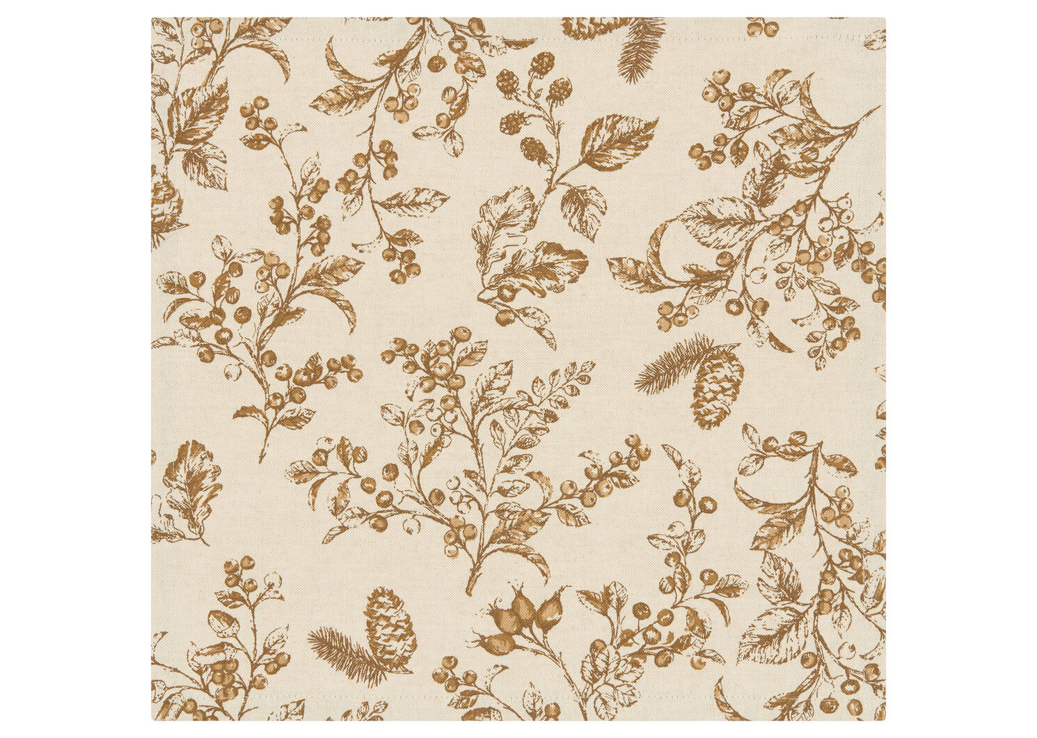 Acorn Napkins Set of 6 Natural/Fawn