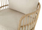 Fauteuil d'extérieur Millie -naturel/lin