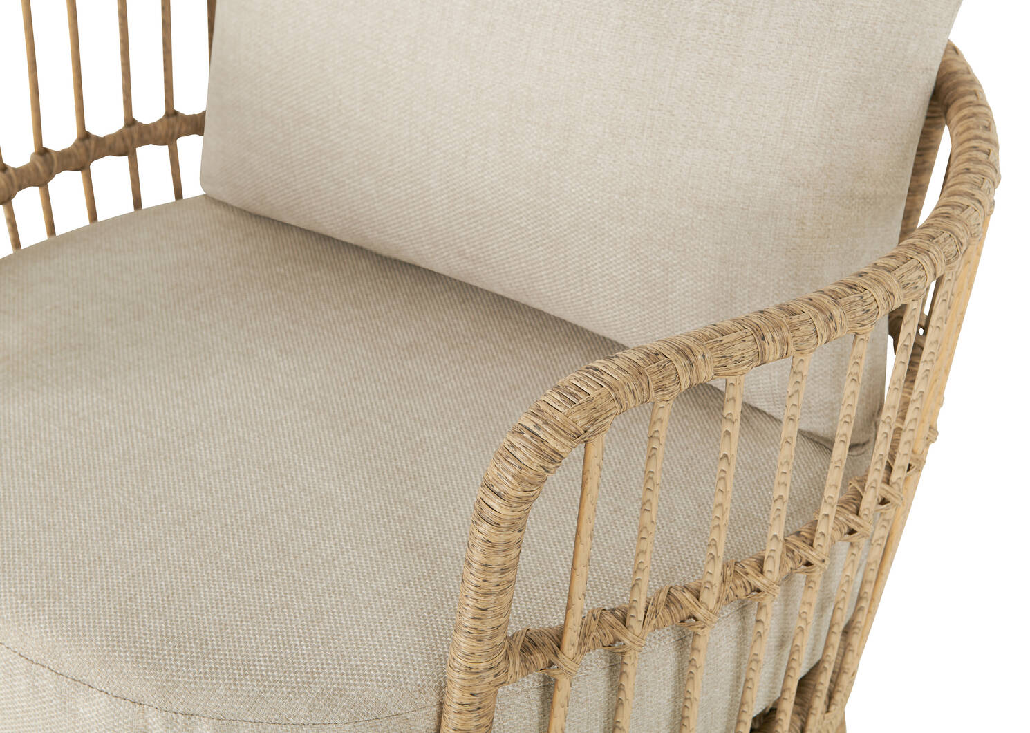 Fauteuil d'extérieur Millie -naturel/lin