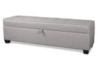 Vault Custom Storage Ottoman 40x18"