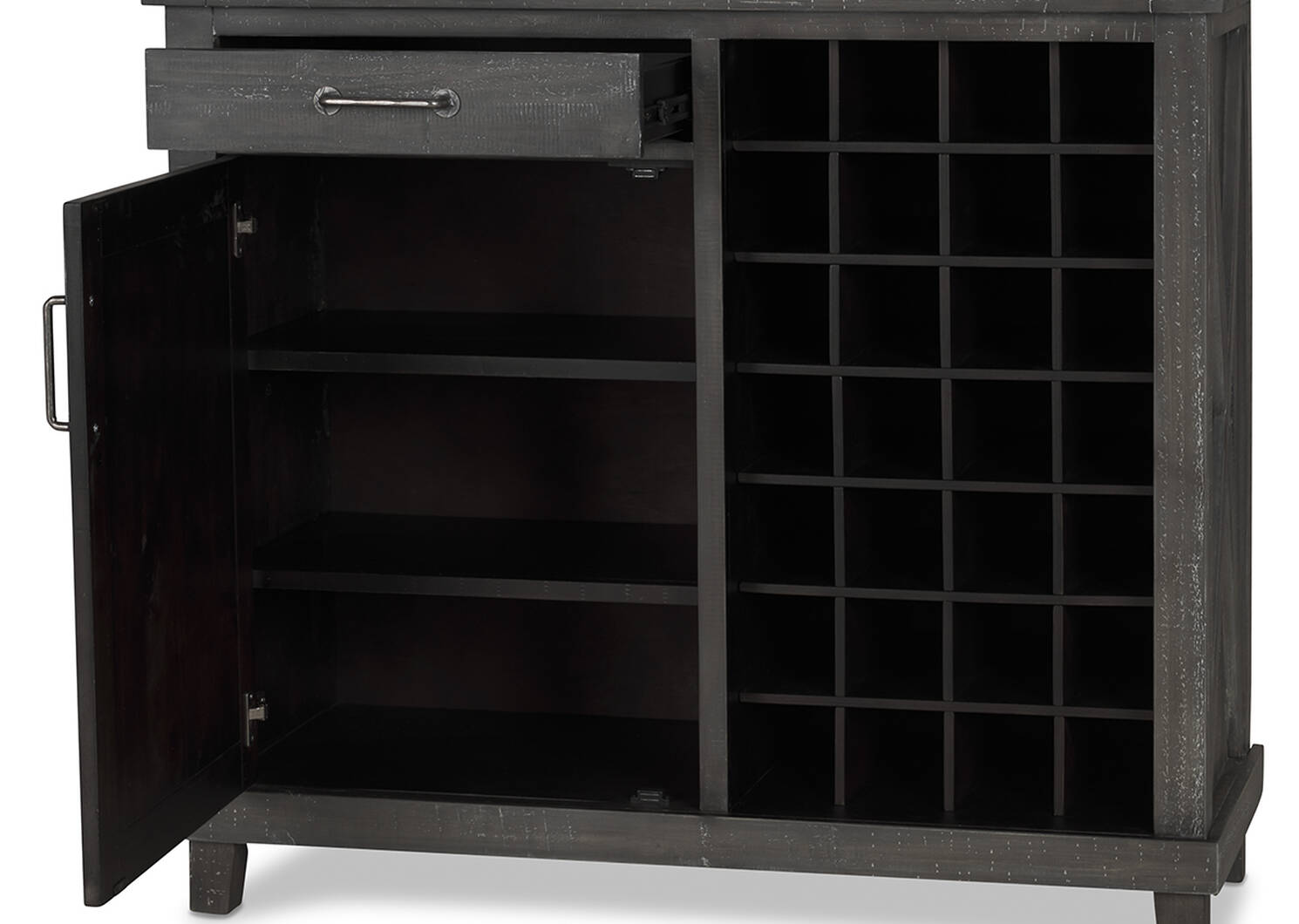 Ironside Wine Cabinet -Smoke